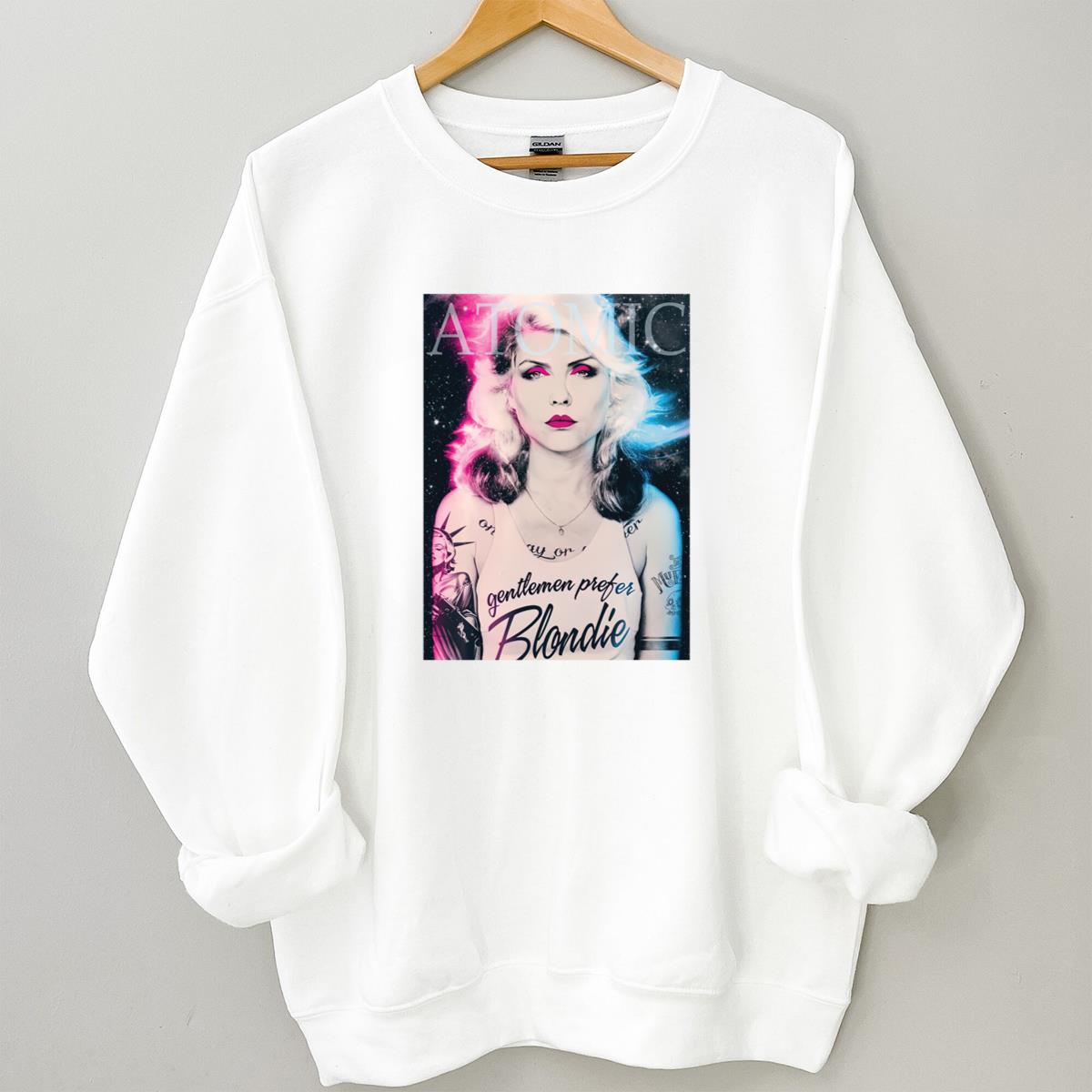 Blondie Debbie Harry Vintage 70s 80s Punk Rock Official Fan White Classic Unisex T-Shirt