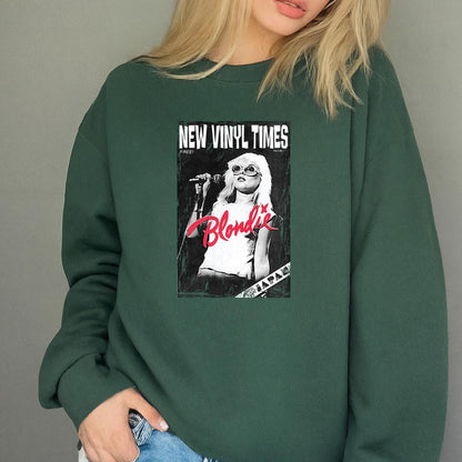 Blondie Vintage 70s Debbie Harry Retro Band Fan Black Unisex T-Shirt