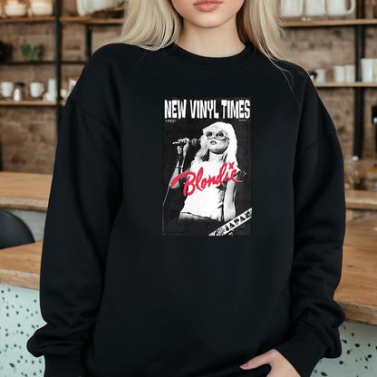 Blondie Vintage 70s Debbie Harry Retro Band Fan Black Unisex T-Shirt