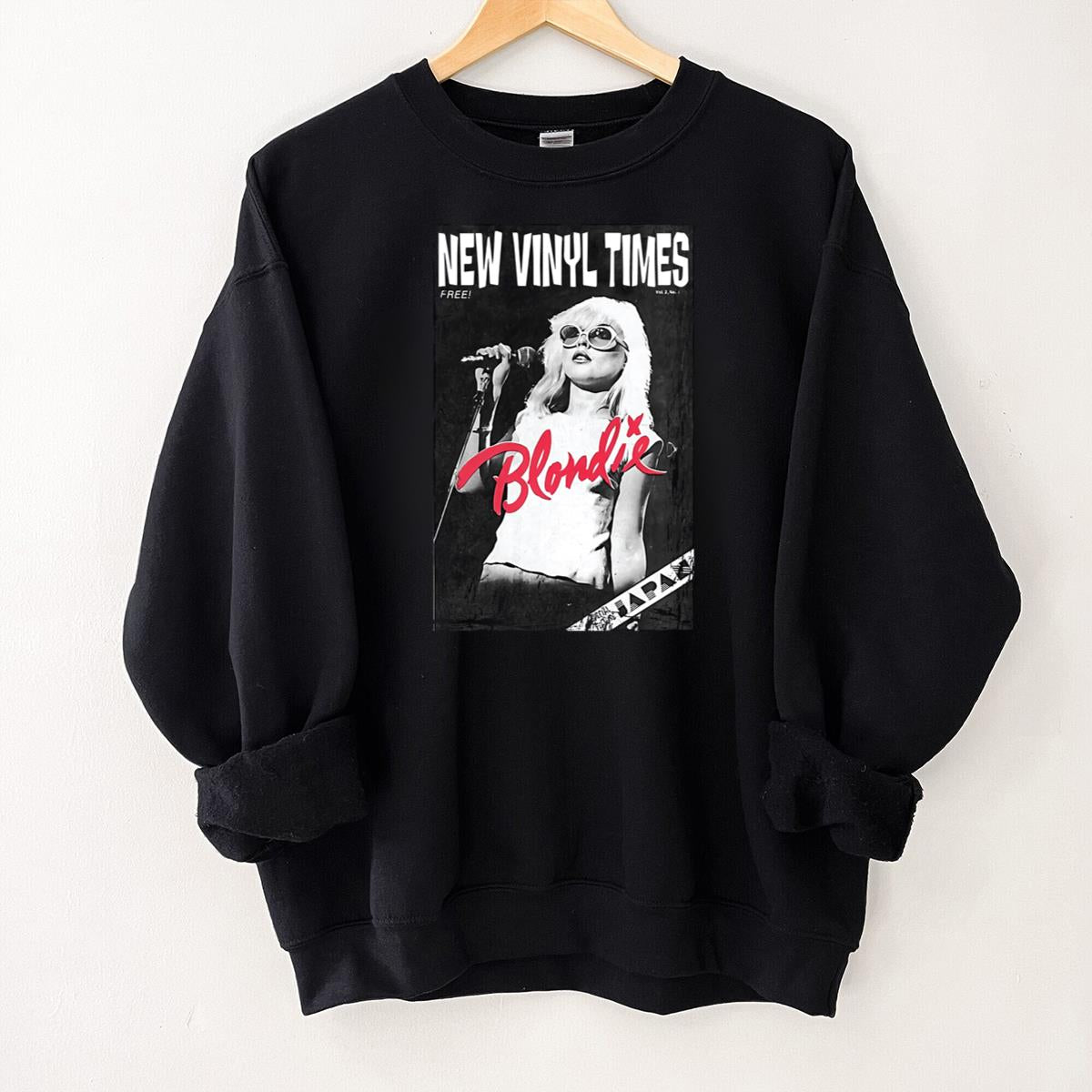 Blondie Vintage 70s Debbie Harry Retro Band Fan Black Unisex T-Shirt