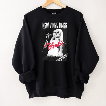 Blondie Vintage 70s Debbie Harry Retro Band Fan Black Unisex T-Shirt