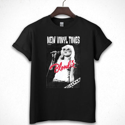 Blondie Vintage 70s Debbie Harry Retro Band Fan Black Unisex T-Shirt