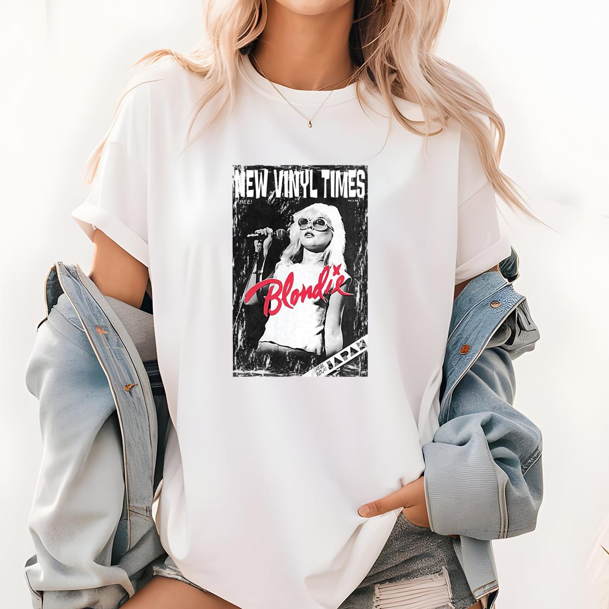 Blondie Vintage 70s Retro Debbie Harry Band Fan Unisex T-Shirt