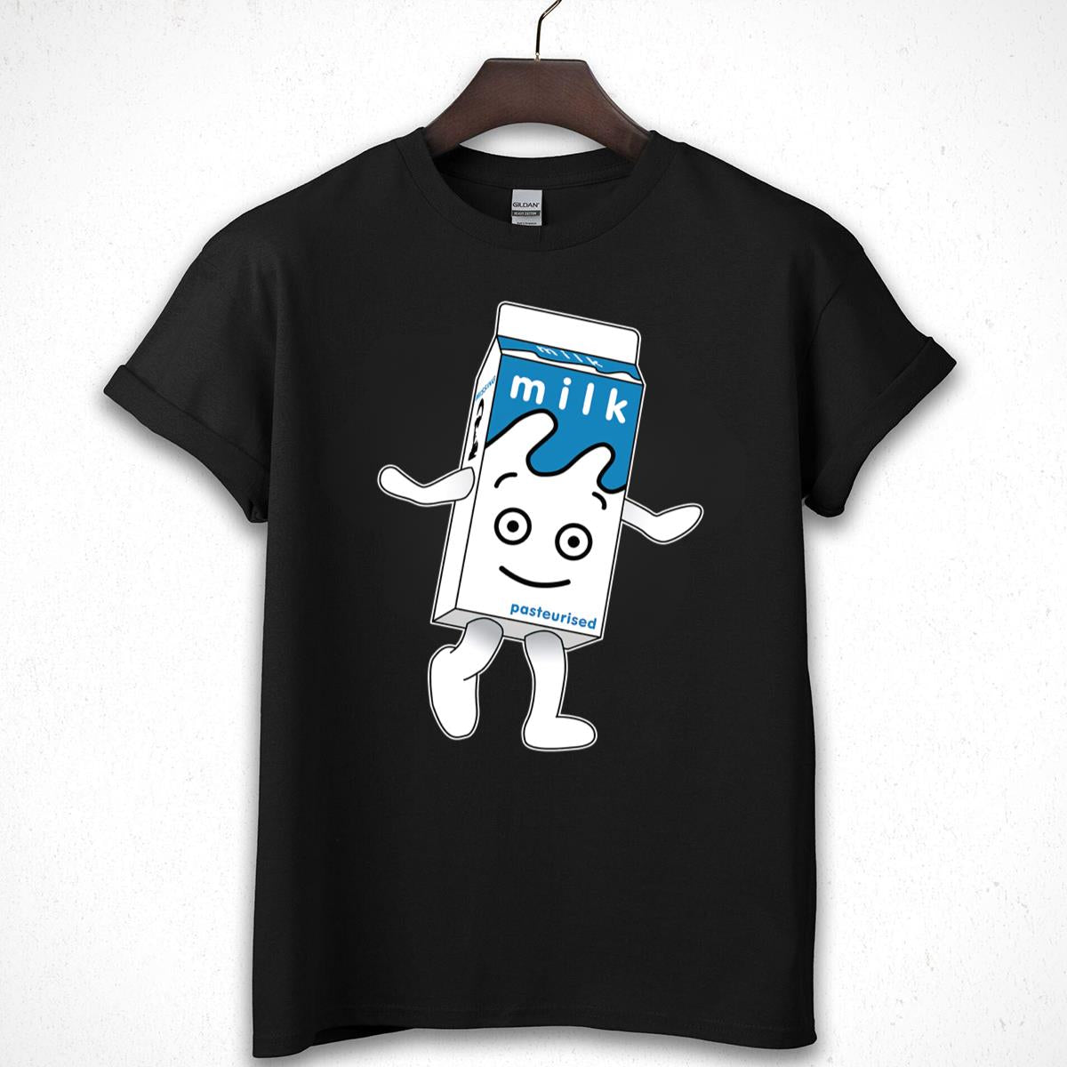 Blur Britpop Band Vintage 90s Milk Carton Design Collector Black Unisex T-Shirt