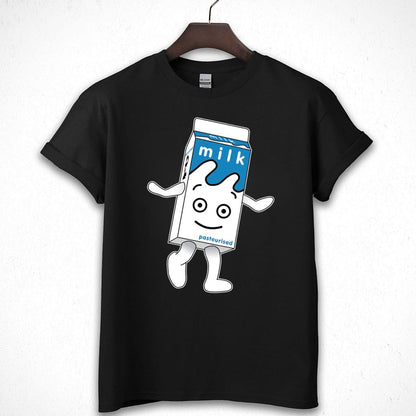 Blur Britpop Band Vintage 90s Milk Carton Design Collector Black Unisex T-Shirt