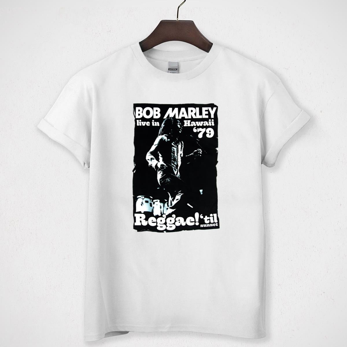 Bob Marley Vintage 1979 Live In Hawaii Reggae Fan Unisex T-Shirt