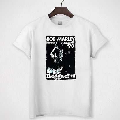 Bob Marley Vintage 1979 Live In Hawaii Reggae Fan Unisex T-Shirt