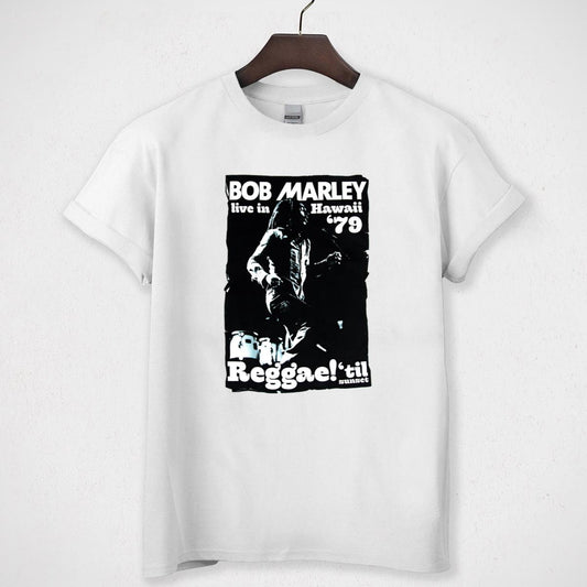 Bob Marley Vintage 1979 Live In Hawaii Reggae Fan Unisex T-Shirt