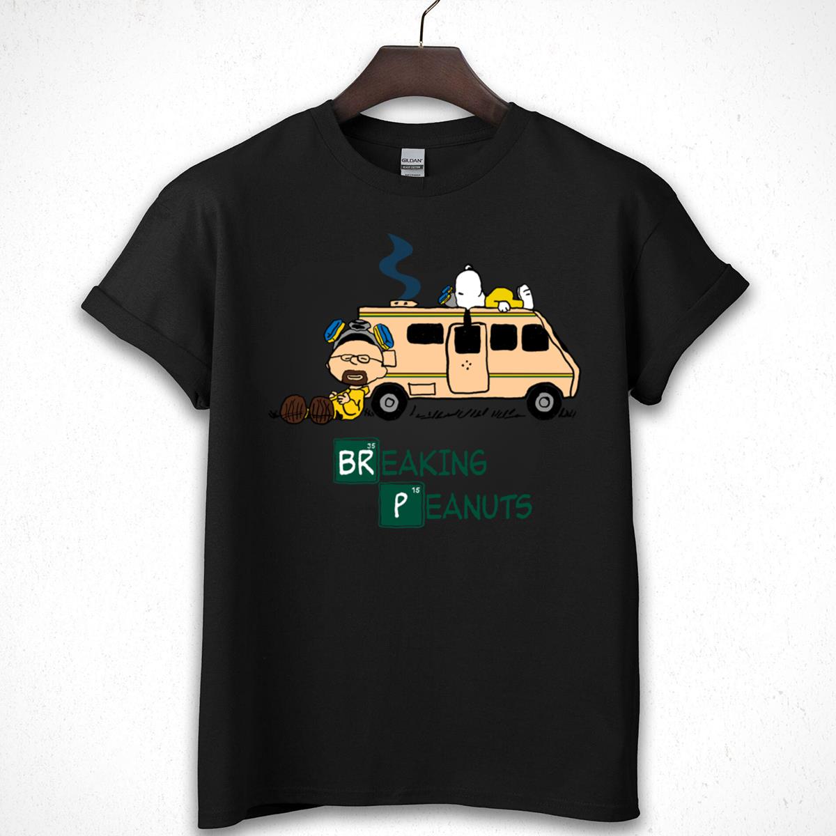 Breaking Bad Peanuts Mashup Funny Graphic Tee 