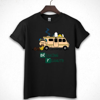 Breaking Bad Peanuts Mashup Funny Graphic Tee 