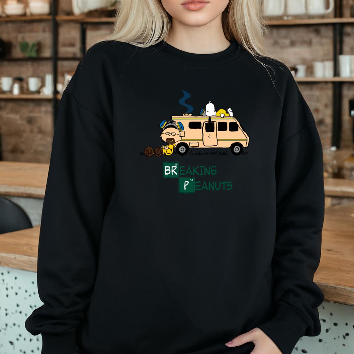 Breaking Bad Peanuts Mashup Funny Graphic Tee 