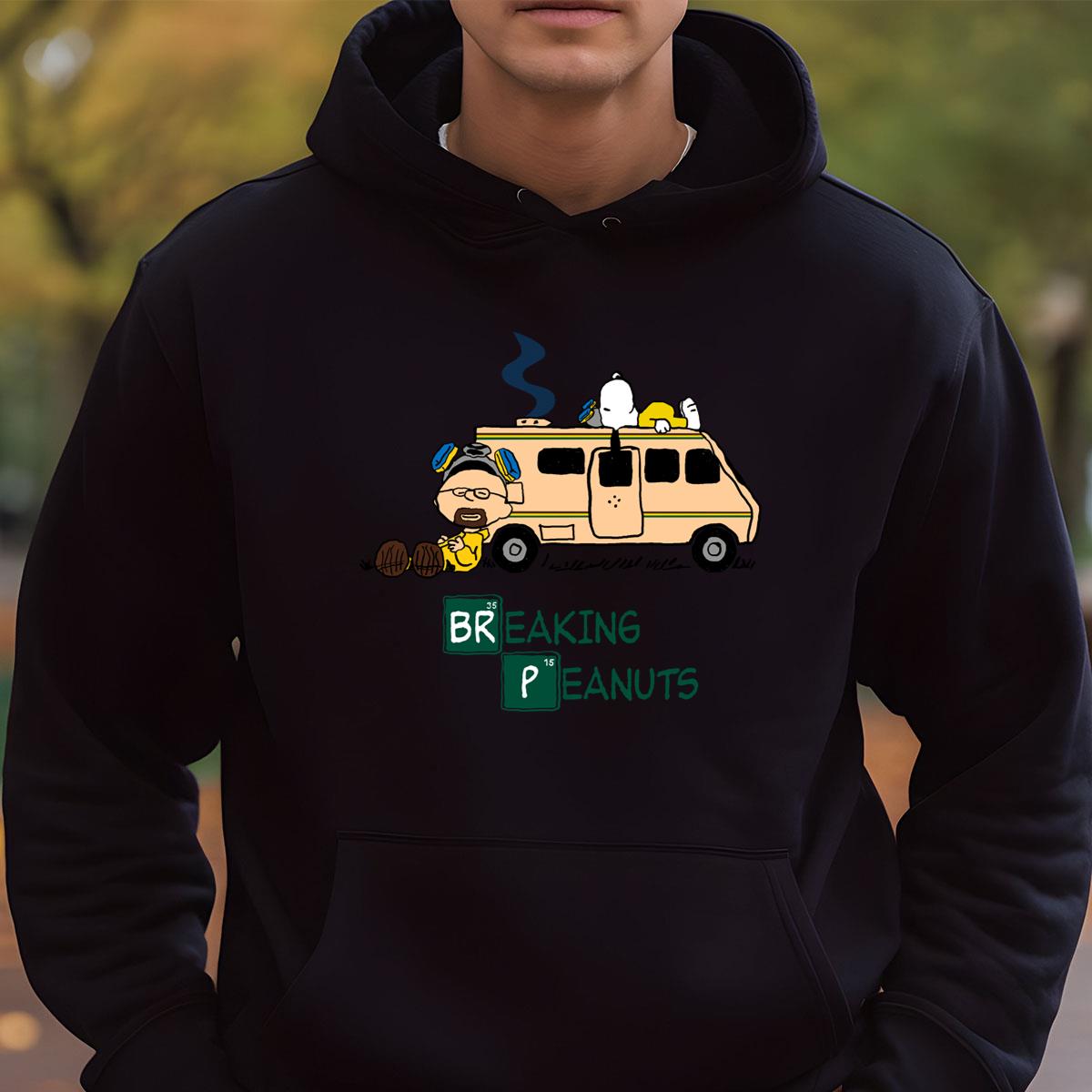Breaking Bad Peanuts Mashup Funny Graphic Tee 