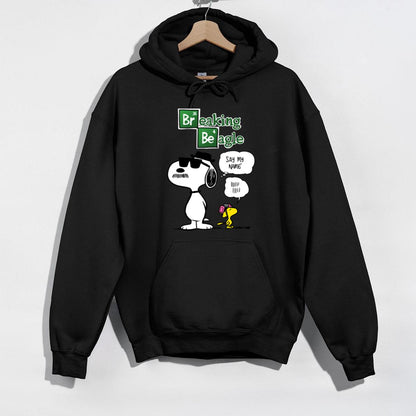 Breaking Beagle Funny Parody Cool Graphic Tee 