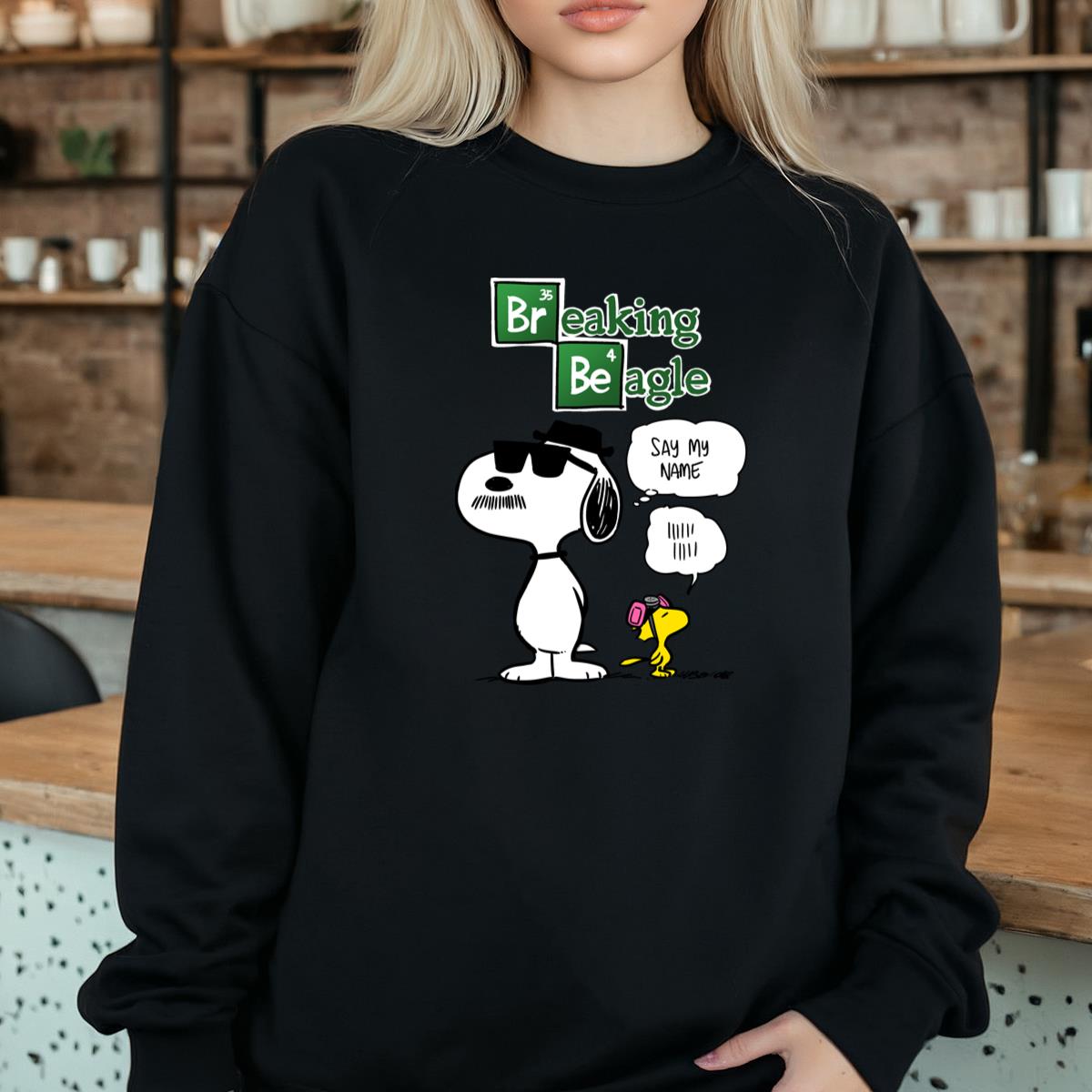 Breaking Beagle Funny Parody Cool Graphic Tee 