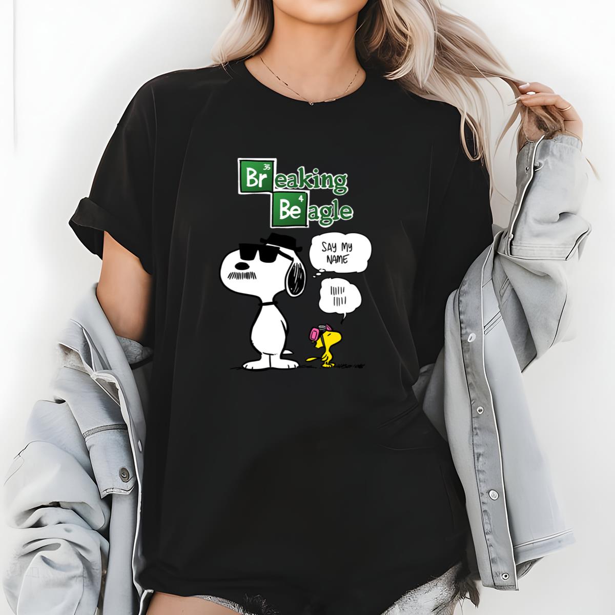 Breaking Beagle Funny Parody Cool Graphic Tee 