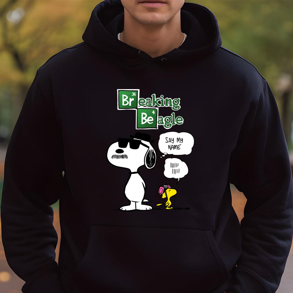 Breaking Beagle Funny Parody Cool Graphic Tee 