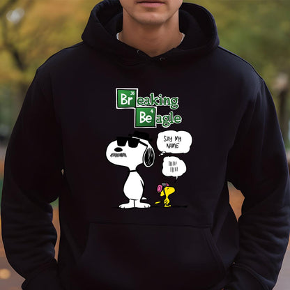 Breaking Beagle Funny Parody Cool Graphic Tee 