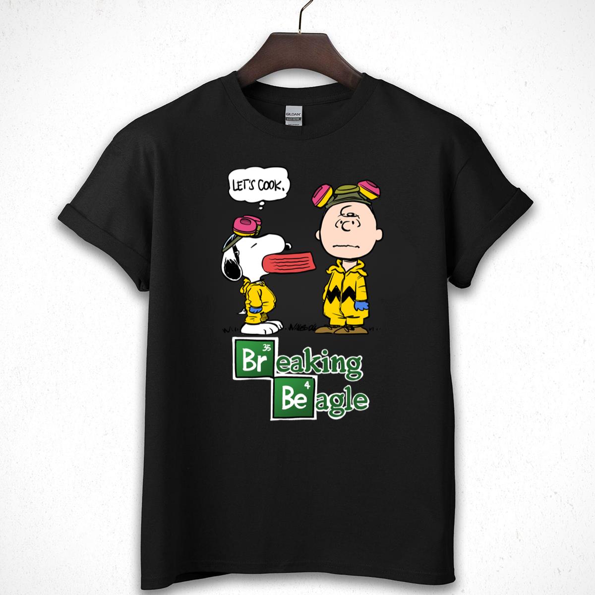 Breaking Beagle Funny Parody Graphic T-Shirt 