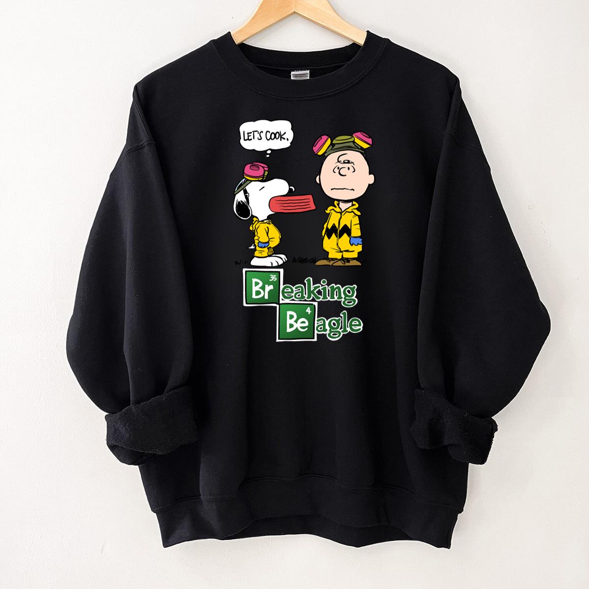 Breaking Beagle Funny Parody Graphic T-Shirt 