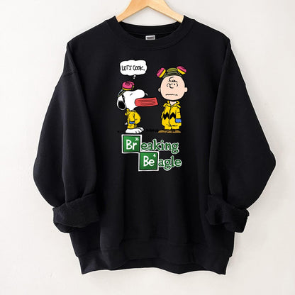 Breaking Beagle Funny Parody Graphic T-Shirt 
