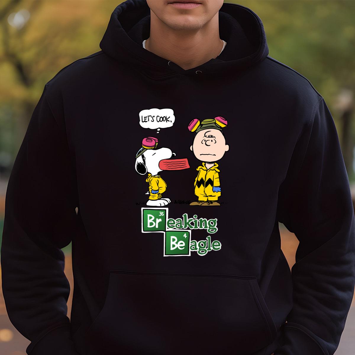 Breaking Beagle Funny Parody Graphic T-Shirt 