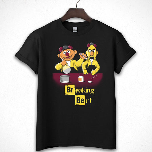 Breaking Bert Funny Parody Sesame Street Graphic Tee 