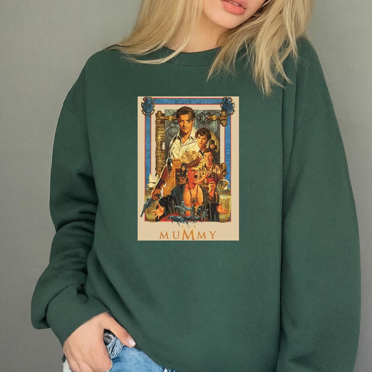 Brendan Fraser The Mummy Vintage 90s Movie Fan Classic Black Unisex T-Shirt