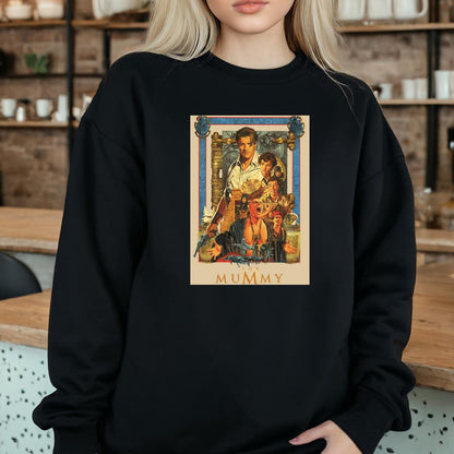 Brendan Fraser The Mummy Vintage 90s Movie Fan Classic Black Unisex T-Shirt