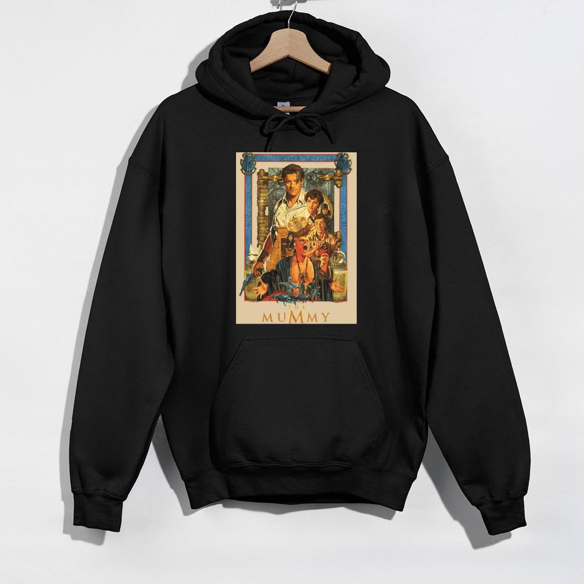 Brendan Fraser The Mummy Vintage 90s Movie Fan Classic Black Unisex T-Shirt