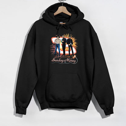 Brooks & Dunn Vintage 90s Country Music Legends Collector Edition Dale Earnhardt Sunday Money Black Unisex T-Shirt