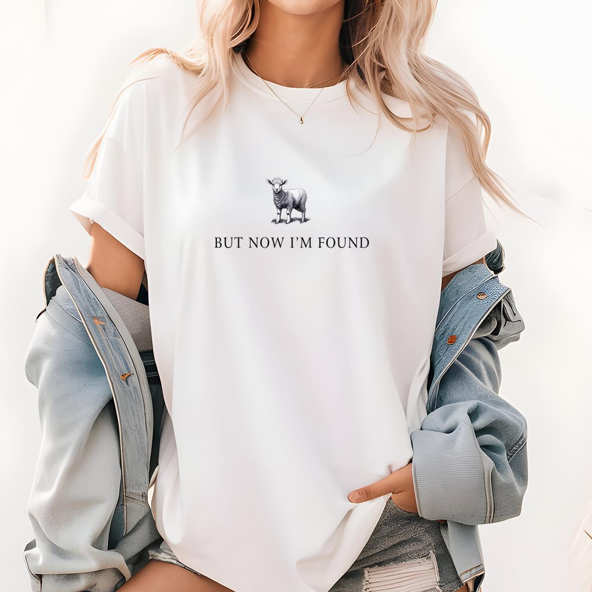 But Now Im Found Retro Jesus Christian Tee Vintage Religious Gift Unisex T-Shirt