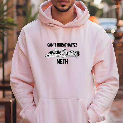 Cant Breathalyze Meth Funny Vintage 70s Humor Design Unisex T-Shirt