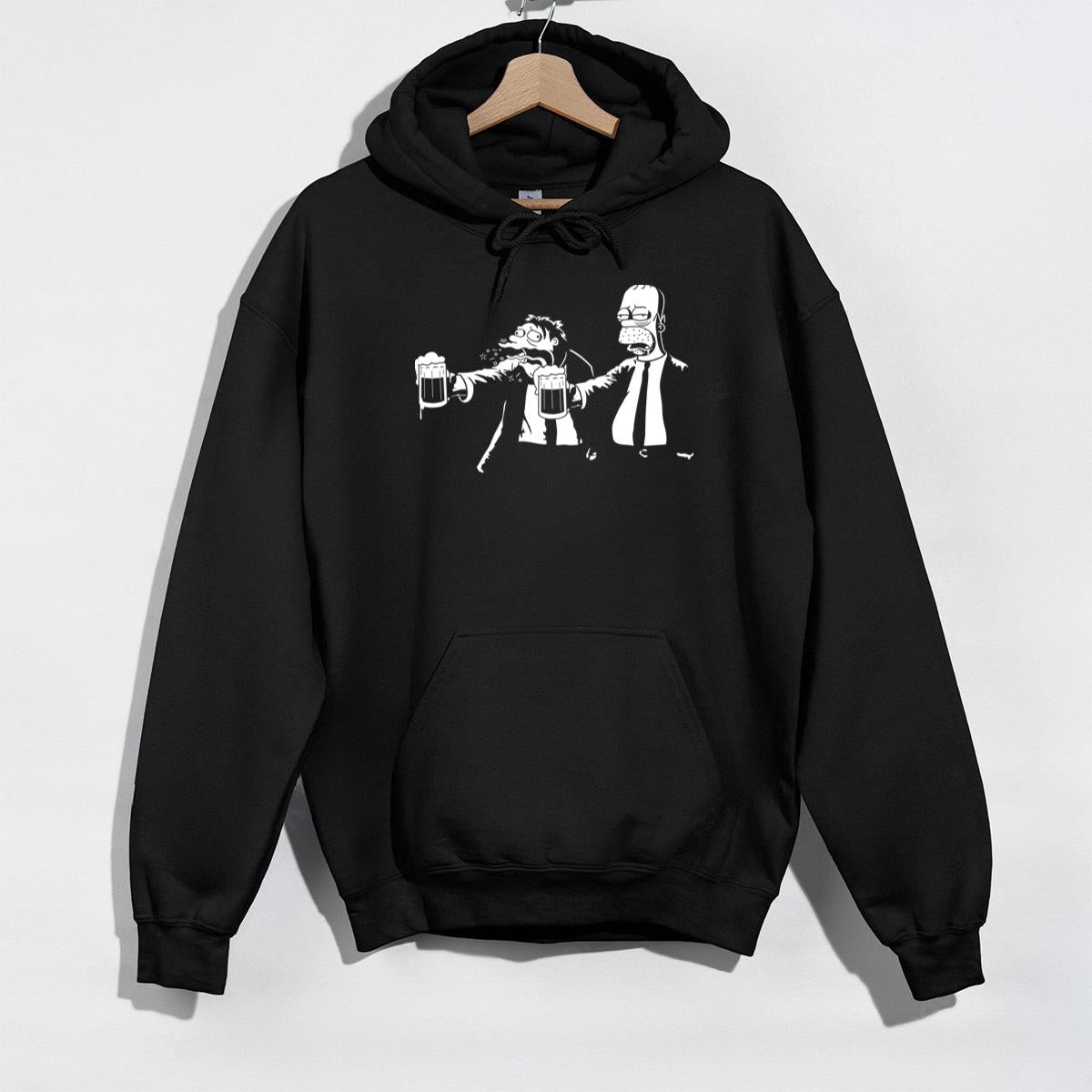 Cartoon Character Drinking Beer Funny Graphic Tee 