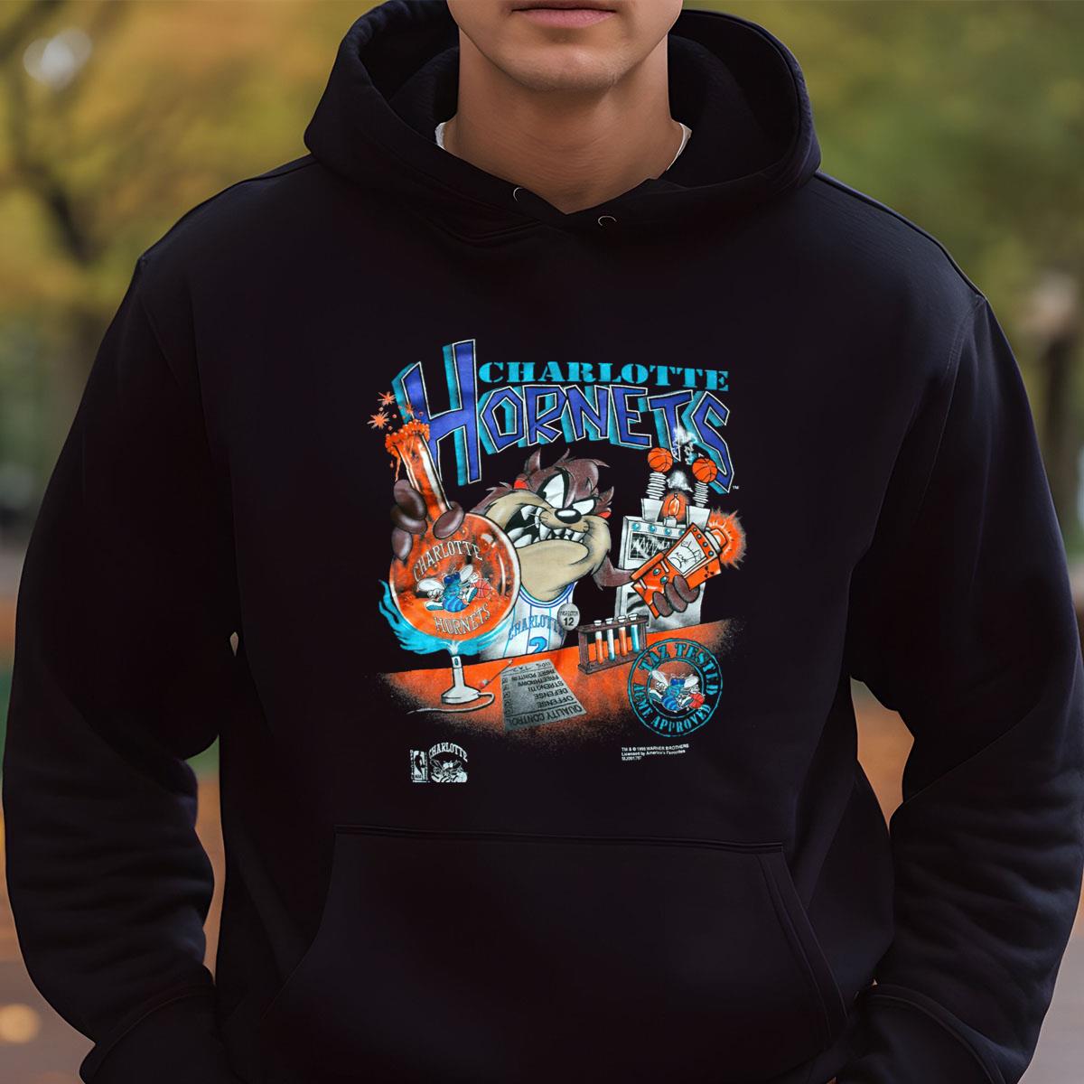 Charlotte Hornets NBA Basketball Champions Vintage Fan Retro Purple Unisex T-Shirt