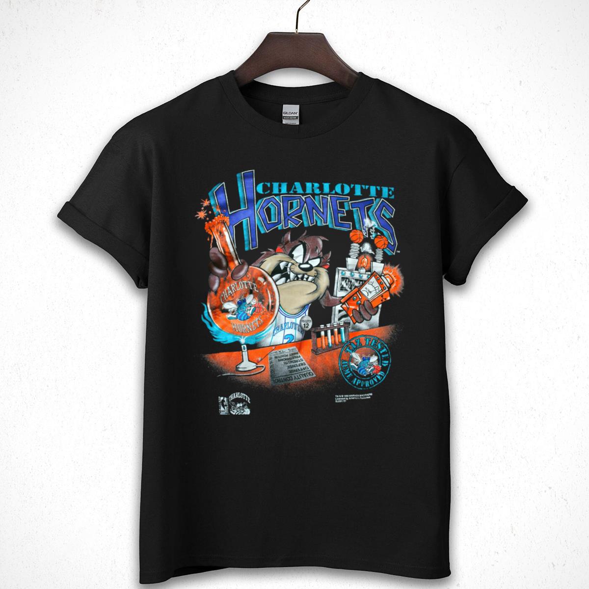 Charlotte Hornets NBA Basketball Champions Vintage Fan Retro Purple Unisex T-Shirt