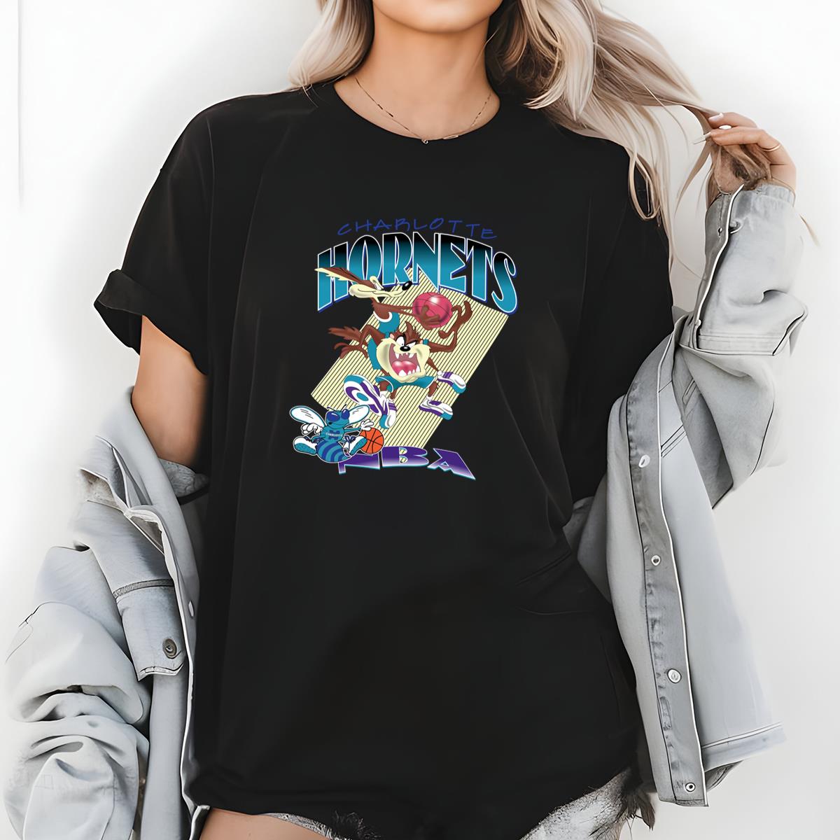 Charlotte Hornets NBA Basketball Champions Vintage Style White Unisex T-Shirt