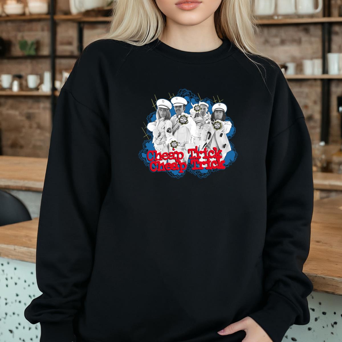 Cheap Trick Vintage 70s 80s 90s Dream Police Tour Official Fan Black Unisex T-Shirt