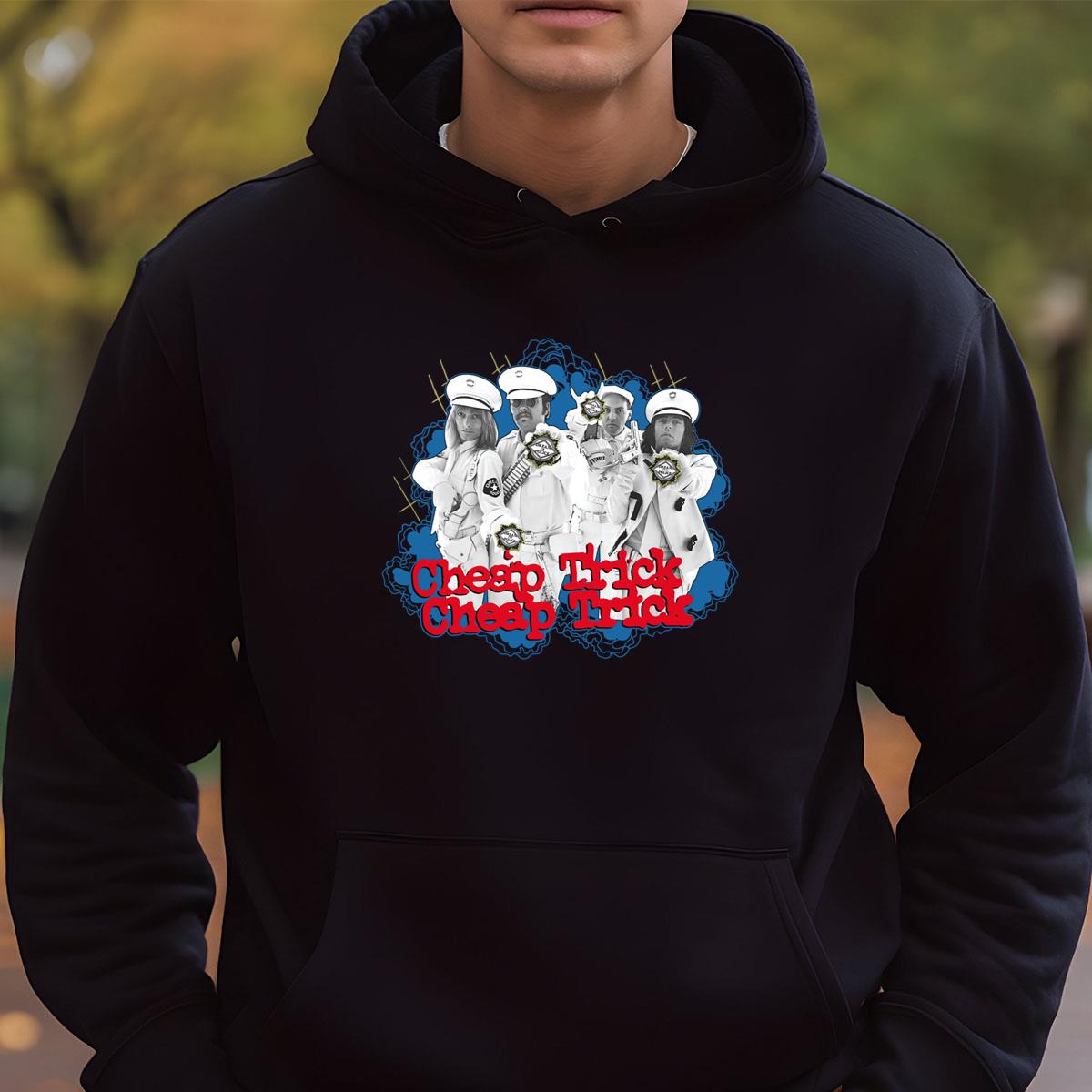 Cheap Trick Vintage 70s 80s 90s Dream Police Tour Official Fan Black Unisex T-Shirt