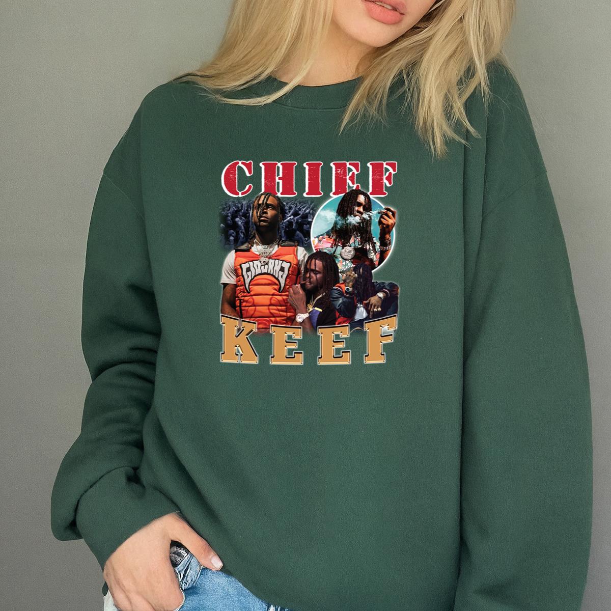 Chief Keef Rapper Vintage 2010s Hip Hop Music Official Fan Black Unisex T-Shirt