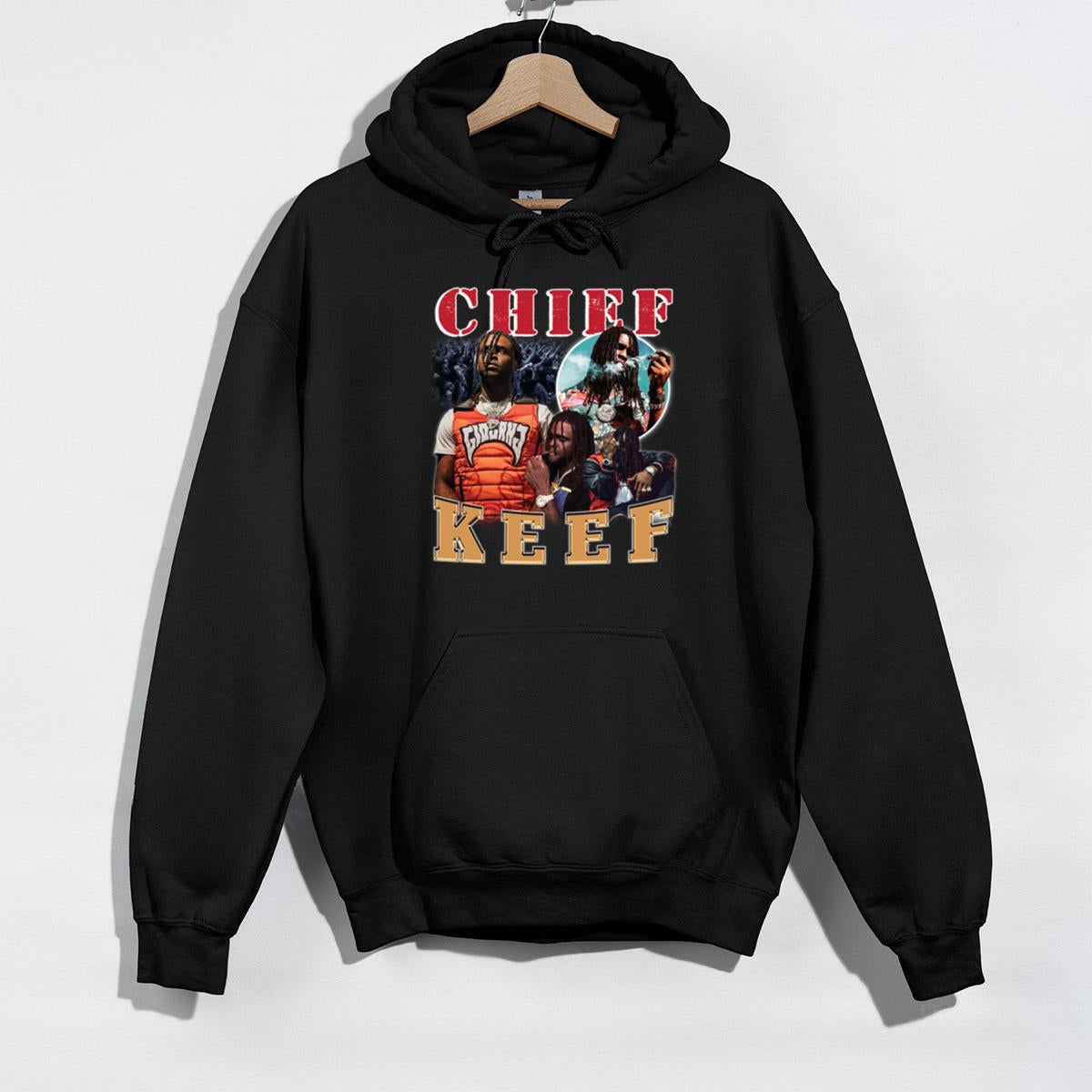 Chief Keef Rapper Vintage 2010s Hip Hop Music Official Fan Black Unisex T-Shirt