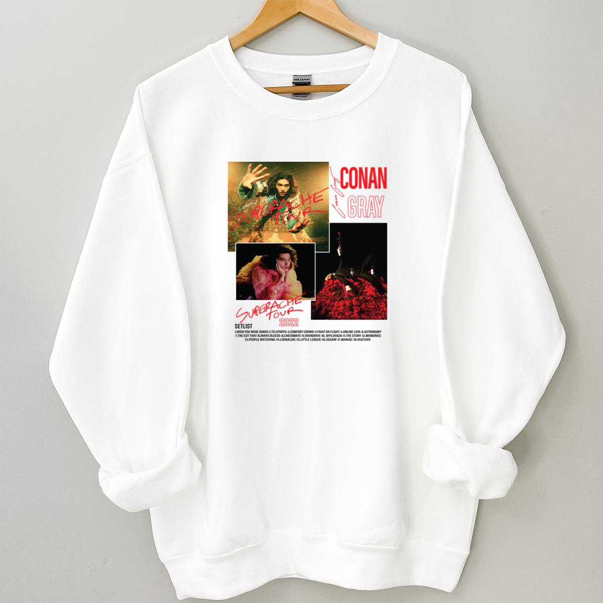 Conan Gray Retro Superache Tour Official Fan Vintage Unisex T-Shirt