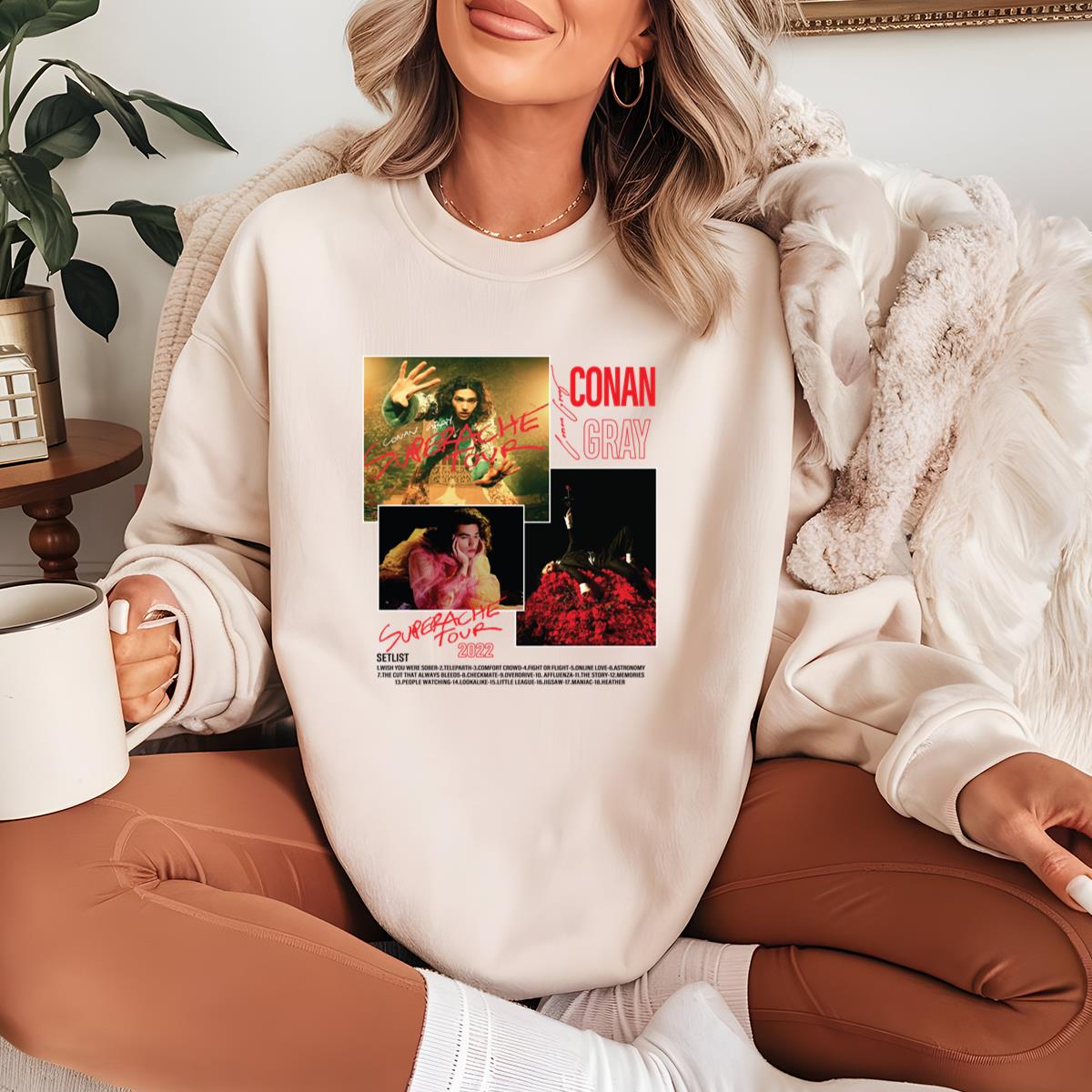 Conan Gray Retro Superache Tour Official Fan Vintage Unisex T-Shirt