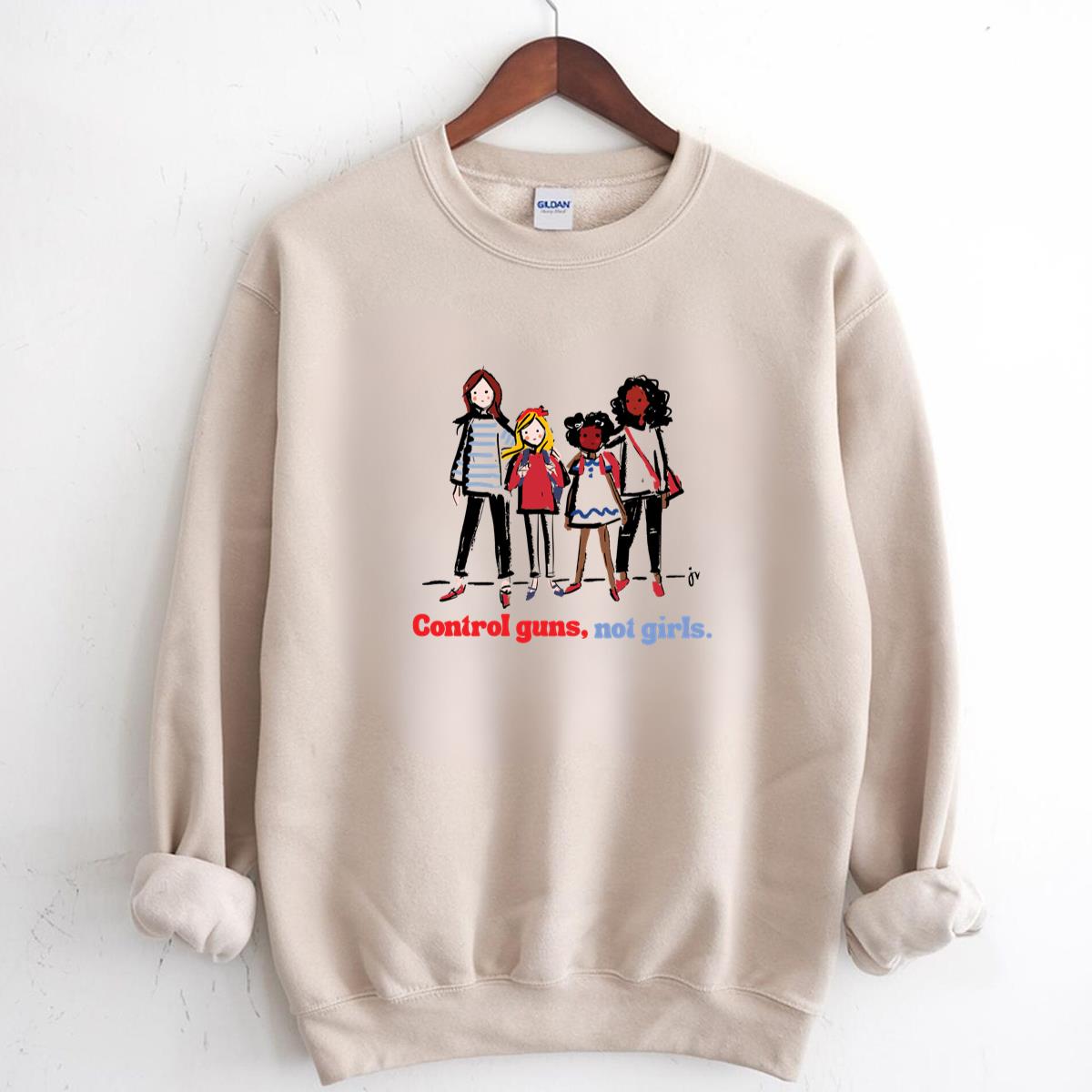 Control Guns Not Girls Vintage 2024 Political Campaign Supporter Unisex T-Shirt