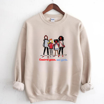 Control Guns Not Girls Vintage 2024 Political Campaign Supporter Unisex T-Shirt