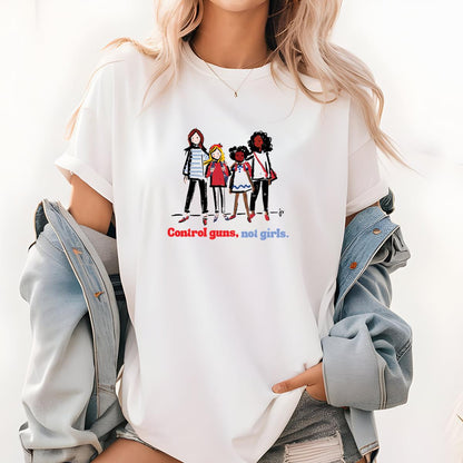 Control Guns Not Girls Vintage 2024 Political Campaign Supporter Unisex T-Shirt