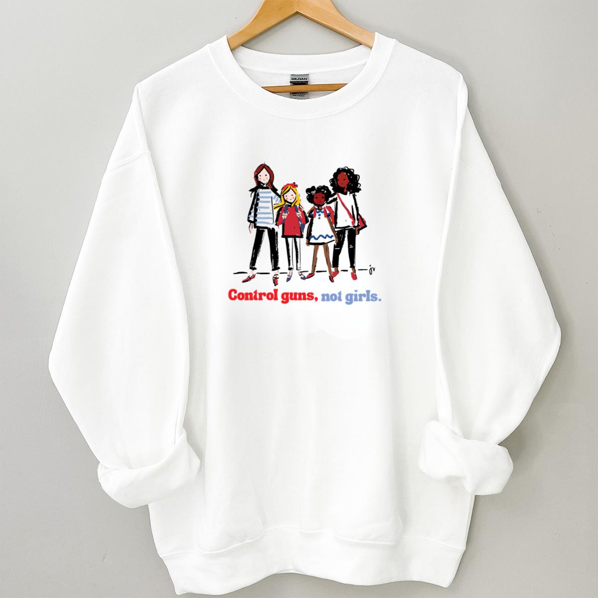 Control Guns Not Girls Vintage 2024 Political Campaign Supporter Unisex T-Shirt