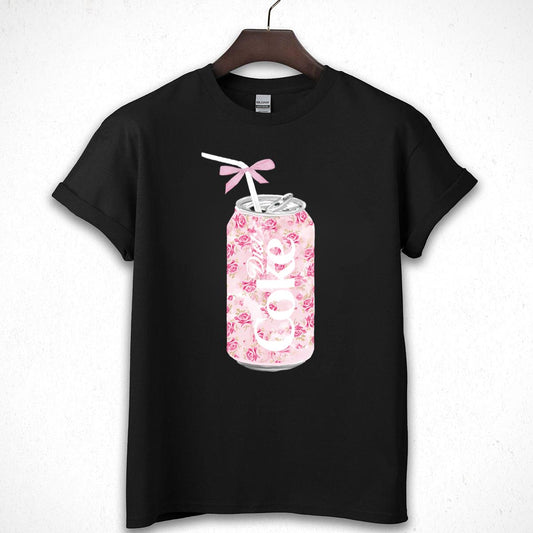Coquette Diet Coke Floral Vintage Retro Cute Baby Pink Bow Unisex Sweatshirt