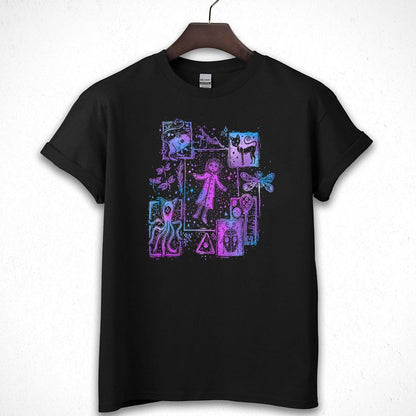 Coraline Dreaming Tunnel to Parallel World Classic Horror Movies Fans Sweatshirt Hoodie Unisex Black