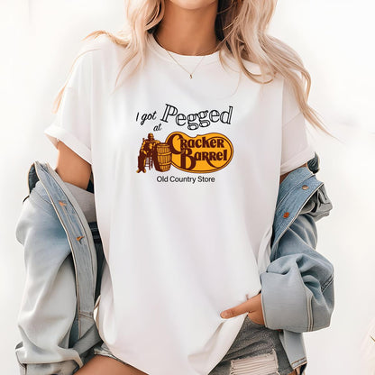 Cracker Barrel Old Country Store Vintage Retro Funny Graphic Tee Unisex T-Shirt