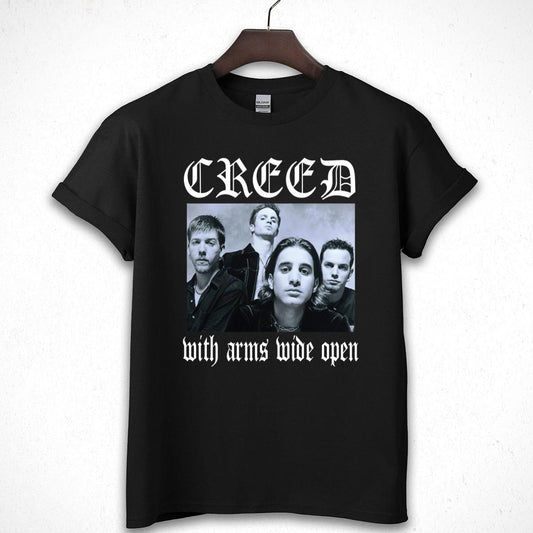 Creed Band 1999 Summer Tour Official Vintage Retro Fan Black Unisex T-Shirt